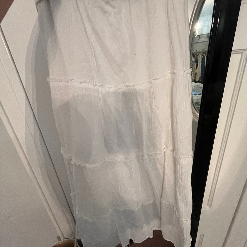 Edikted White Maxi Skirt - image 4